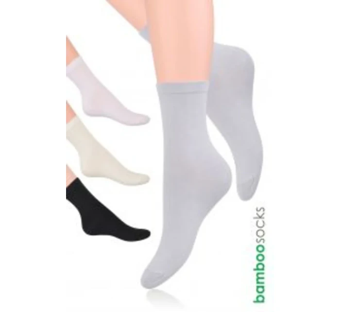 Hladké dámské ponožky 108