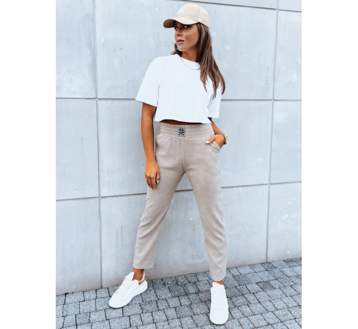 Dámské tepláky béžové Dstreet model 21970893 - FashionStreet