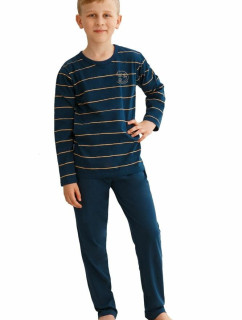 Chlapecké pyžamo Harry  tmavě modré s pruhy
