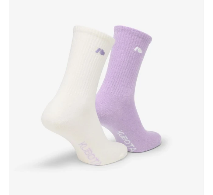 Kubota 2 balení fialových ponožek K25SS-300-001-10-2 Kubota 2 balení fialových ponožek K25SS-300-001-10-2