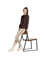 Dámská mikina adidas Seasonal Essentials Animal Print 3-Stripes Full-Zip Hooded, hnědá, KV9299 Dámská mikina adidas Seasonal Essentials Animal Print 3-Stripes Full-Zip Hooded, hnědá, KV9299