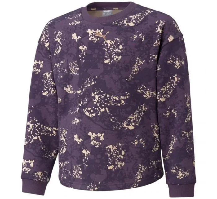 Dětská mikina Alpha AOP Crew FL Jr model 16272562 16 - Puma Dětská mikina Alpha AOP Crew FL Jr model 16272562 16 - Puma