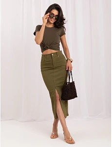 Tričko B 013.11P khaki