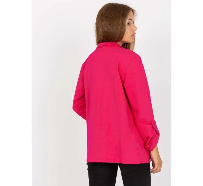 Dámský kabát RV MA 8071.19P fuchsiový