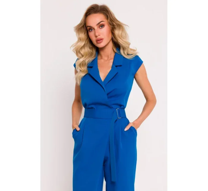 M780 Kombinéza s asymetrickým vzorem - modrá