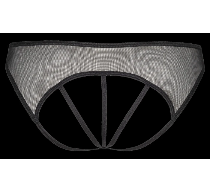 Tanga Plus Size V-8758 černá - Axami