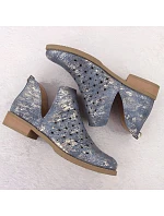 Dámské boty W SA62-102 SAN12D modré - M.Daszynski Dámské boty W SA62-102 SAN12D modré - M.Daszynski