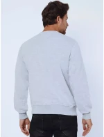 Pánská šedá mikina model 21963579 - Dstreet