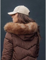 Dámská zimní bunda s kapucí WAYWARD hnědá FashionStreet TY4529