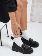 Dámské černé mokasíny Dstreet ZY1127 Dámské černé mokasíny Dstreet ZY1127