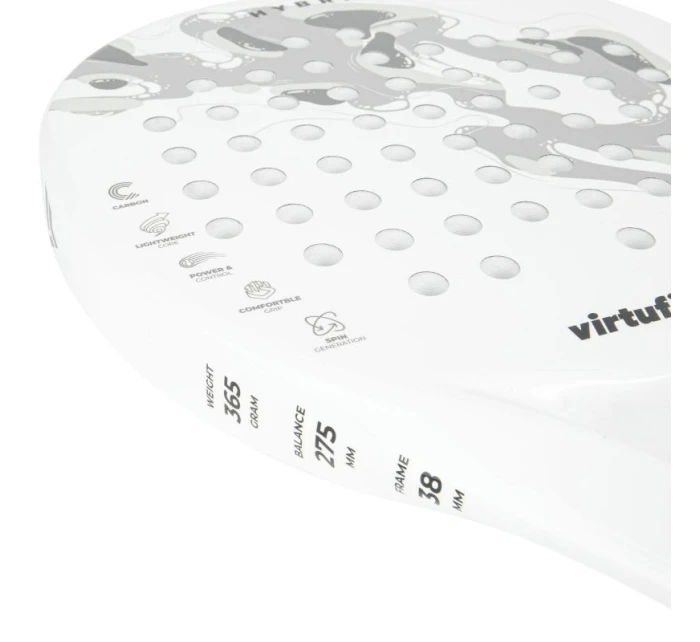 VIRTUFIT RAKETA PADEL HYBRID - BÍLO-ŠEDÁ