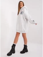 Mikina D10606BA02406D2 světle šedá