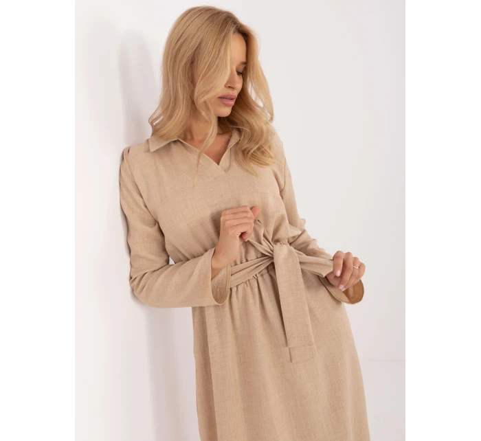 Sukienka LK SK model 20463639 beżowy - FPrice