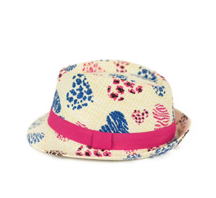 Dámský klobouk Art Of Polo Hat cz20121 Ecru/Raspberry