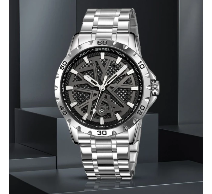 Pánské hodinky Skmei 9337SIBK + BOX pánské Pánské hodinky Skmei 9337SIBK + BOX pánské