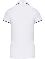 Kariban K 252 Dámské kontrastní piqué polo 20.K252 white/navy/white Kariban K 252 Dámské kontrastní piqué polo 20.K252 white/navy/white