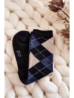 vysoké kostkované ponožky vícebarevné model 21604824 - Just Play