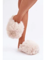 Dámské Pantofle Světle Béžové model 21681703 - Boto