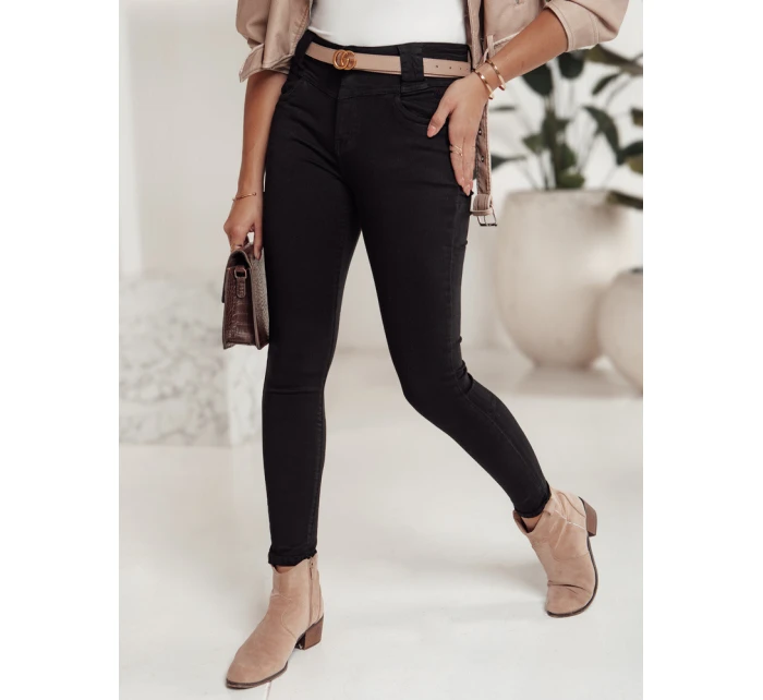 Dámské skinny džíny SKINTRA černé FashionStreet UY2218