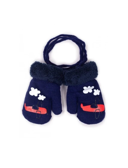 Rukavice RED-011C Kožešina s provázkem