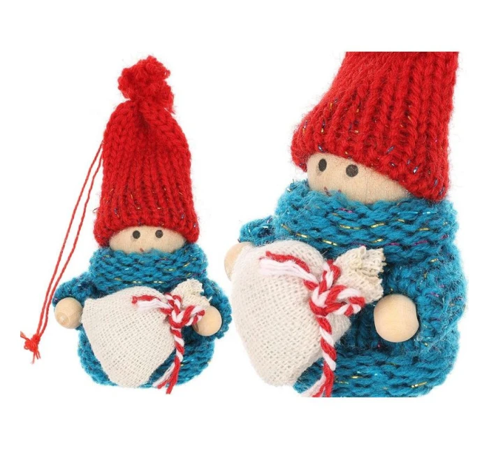 DEKORATIVNÍ PANENKA S TAŠKOU MODRÁ DÍVKA 7,5 CM DEKORATIVNÍ PANENKA S TAŠKOU MODRÁ DÍVKA 7,5 CM