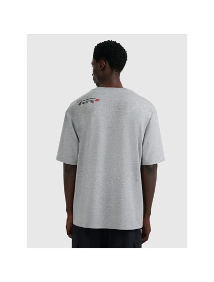 Pánské tričko oversize s potiskem model 21816921 - 4F Pánské tričko oversize s potiskem model 21816921 - 4F