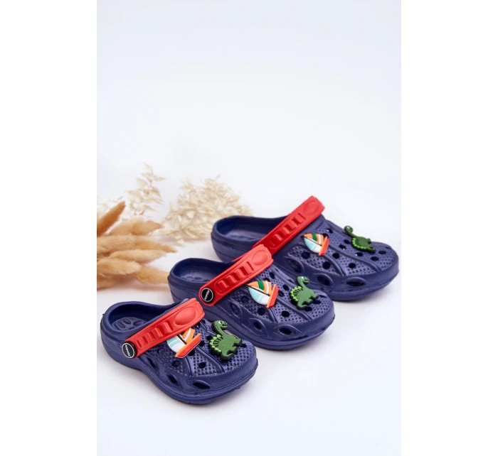 Dětské pěnové lehké sandály Crocs námořnická modrá model 21623913 - Boto