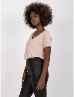 Tričko RV TS 4832.01P béžové Tričko RV TS 4832.01P béžové