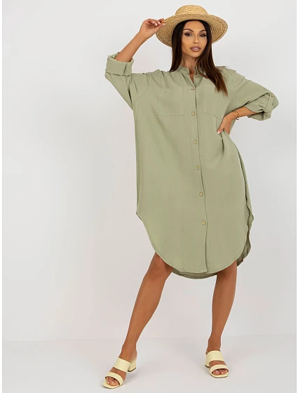 Sukienka TW SK BE model 18622321 pistacjowy - FPrice Sukienka TW SK BE model 18622321 pistacjowy - FPrice