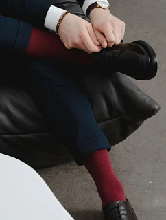 Bavlněné pánské podkolenky model 16116783 - Steven