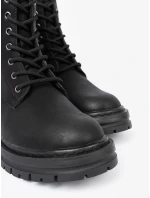 Trendy dámské kotníčkové boty černé Trendy dámské kotníčkové boty černé