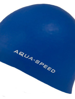Silikonová plavecká čepice Aqua-Speed 3D Cap 01 modrá