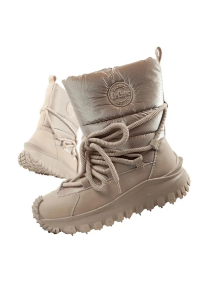 Lee Cooper dámská sportovní obuv zimní trekingová zateplená béžová přírodní kůže dámské Lee Cooper dámská sportovní obuv zimní trekingová zateplená béžová přírodní kůže dámské