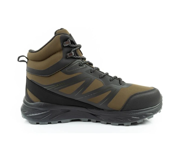 Lee Cooper pánské zimní trekové boty zateplené nepromokavé zelené