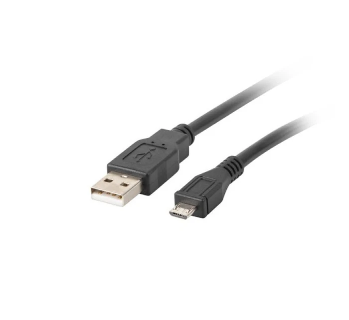 Kabel Lanberg CA-USBM-10CC-0010-BK (USB 2.0 M - Micro USB M; 1m; barva černá)