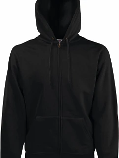Fruit of the Loom Premium Hooded Sweat Jacket Mikina s kapucí 16.2034 black