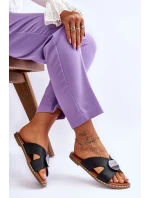 Dámské ploché podpatky černé model 21620034 - VINCEZA