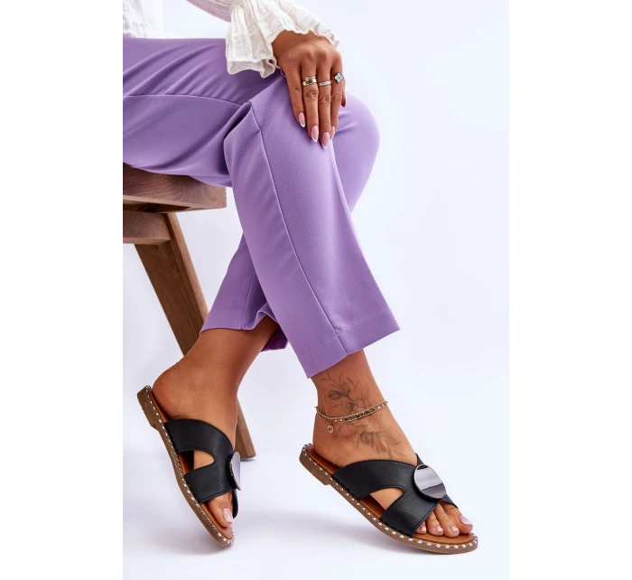 Dámské ploché podpatky černé model 21620034 - VINCEZA