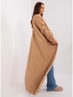 Kardigan AT SW model 18884698 camelowy - FPrice Kardigan AT SW model 18884698 camelowy - FPrice