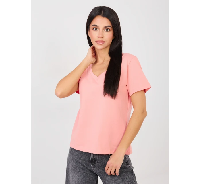 T shirt RV TS model 21888890 brzoskwiniowy - FPrice T shirt RV TS model 21888890 brzoskwiniowy - FPrice