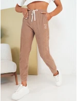 Dámské tepláky BEAR camel FashionStreet UY2073