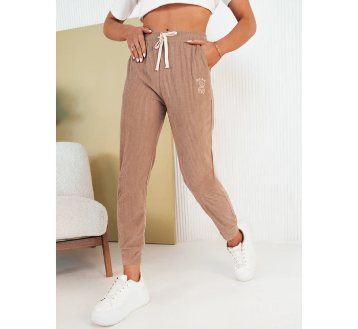 Dámské tepláky BEAR camel FashionStreet UY2073