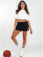 Dámské teplákové kraťasy GO SPORT černé FashionStreet SY0414