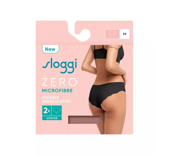 Dámské kalhotky ZERO Microfibre 2.0 Hipster 2P  hnědá  model 21759268 - Sloggi