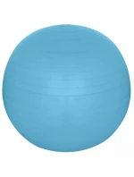 GYMNASTICKÝ MÍČ PRO FITNESS 65CM PROTI PRASKNUTÍ MODRÝ