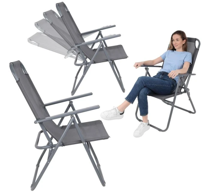 S Tmavě šedé skládací CAMP II model 21826849 - Enero S Tmavě šedé skládací CAMP II model 21826849 - Enero