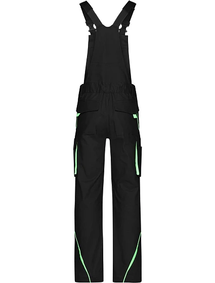JN (4260) Pracovní kalhoty s laclem Color 02.0 black/lime green model 22492209 - Daiber JN (4260) Pracovní kalhoty s laclem Color 02.0 black/lime green model 22492209 - Daiber