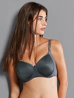 Fleur soft podprsenka s pěnovou výztuží 5654 antracit - RosaFaia