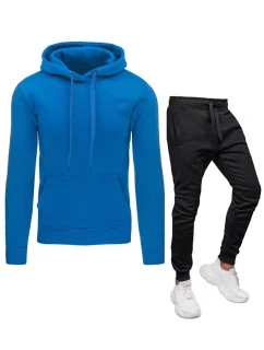 FashionStreet pánská modročerná tepláková souprava AX0645z