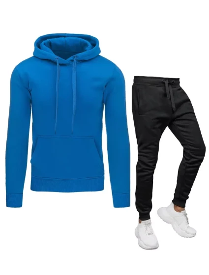 Pánská modročerná tepláková souprava Dstreet AX0645z